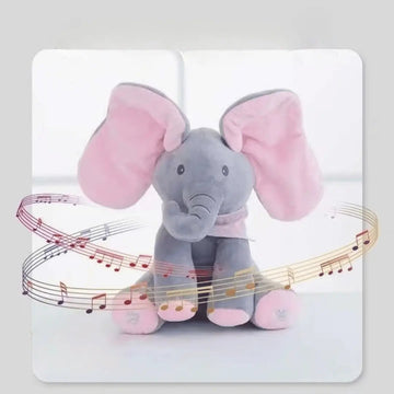 Animated Elephant Plush Toy – Singing & Ear-Moving Stuffed Animal for Babies