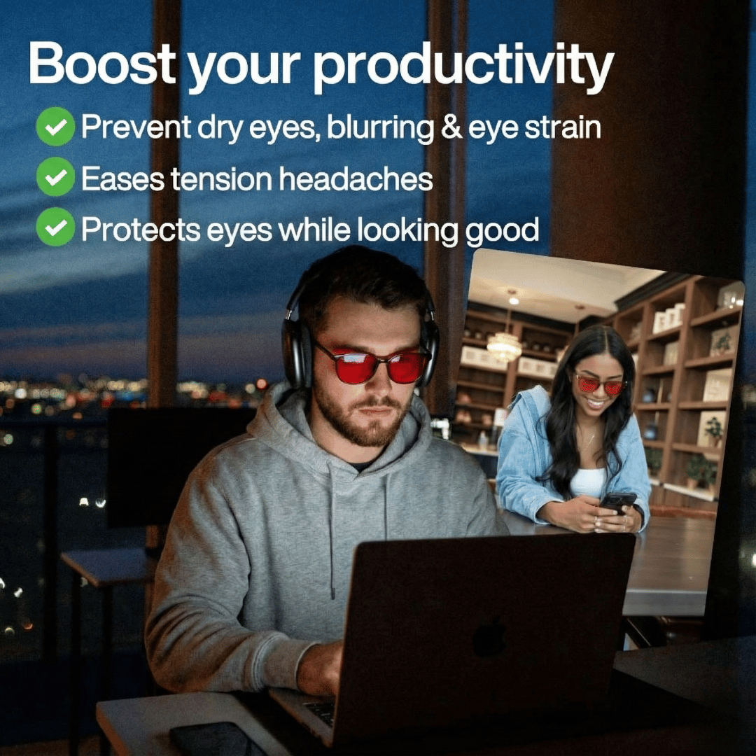 RayLess V2.0 - Blue Light Blocking Glasses